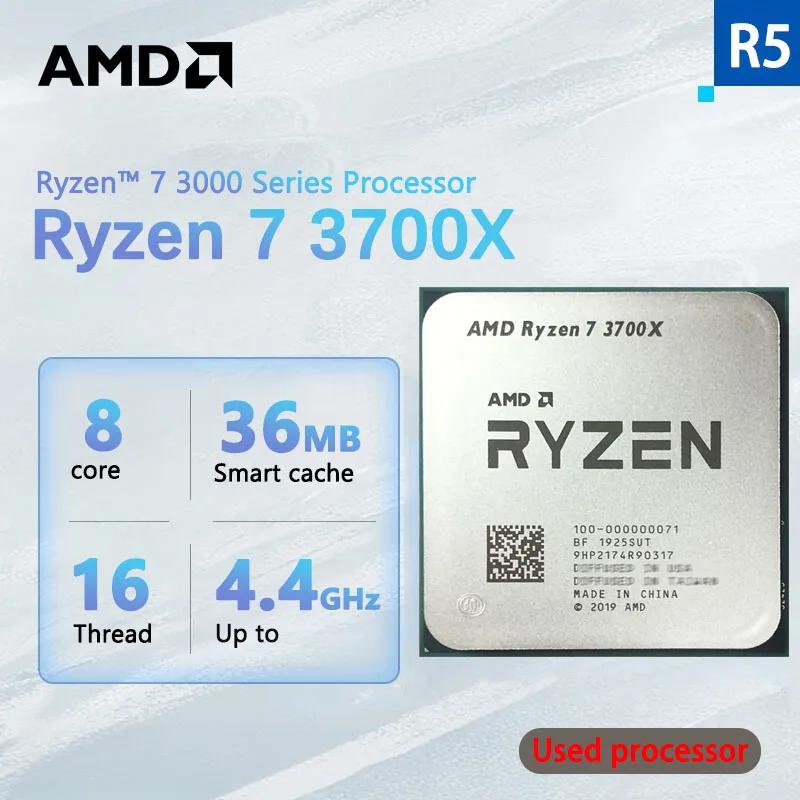 AMD ߰ Ryzen 7 3700X , R7 3700X 8C/16T 7NM, 65W, L3 = 32M, 100-000000071,  AM4